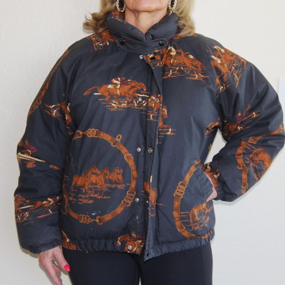 Ralph Lauren Jackets & Blazers - Vintage Ralph Lauren Equestrian Puffer Jacket Size Medium